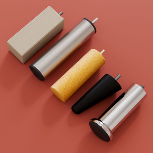 Jeu de 4 pieds h.15 cm EBAC N°1