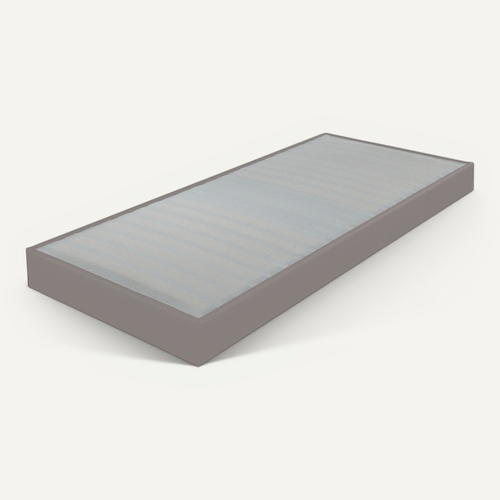 Sommier Tapissier 70x190 Omega Simili Taupe 18 Lattes