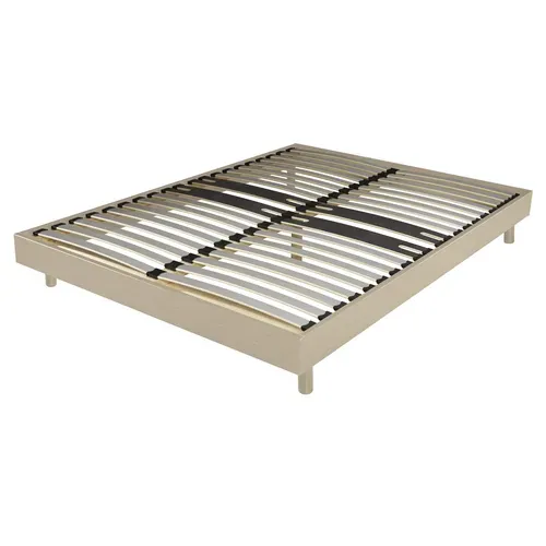 Sommier en kit 140x190 cm EBAC DECOKIT décor chêne clair vue 3/4