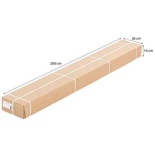 Sommier en kit 160x200 cm EBAC DECOKIT décor chêne clair