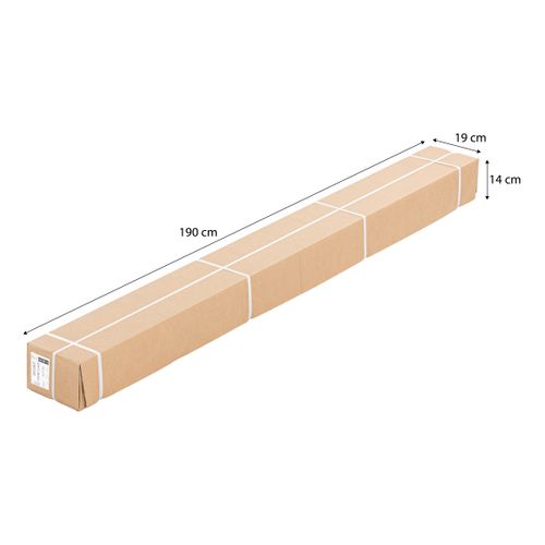 Sommier en kit 90x190 cm EBAC DECOKIT blanc