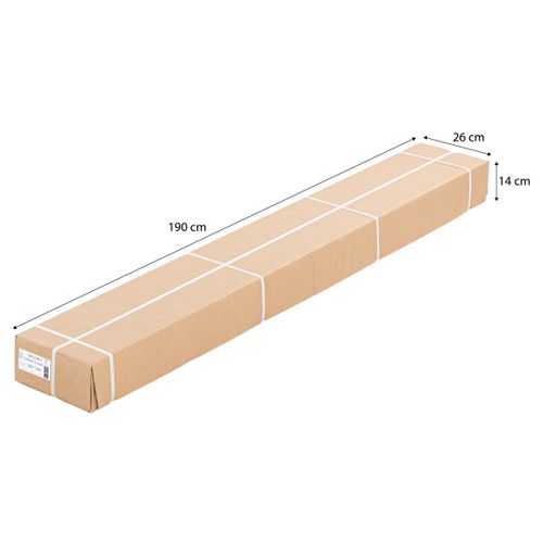 Sommier en kit 140x190 cm EBAC DECOKIT blanc