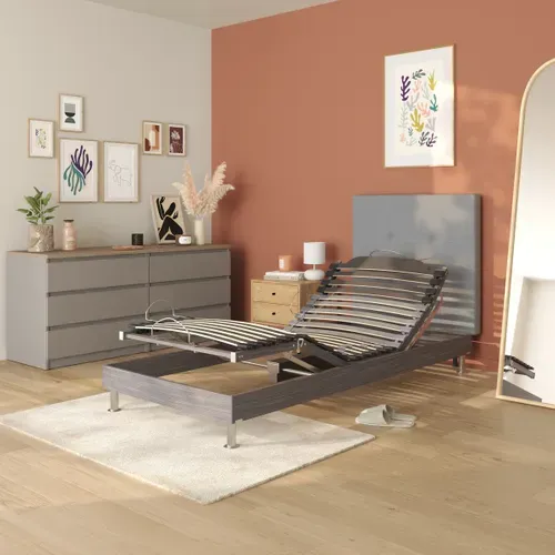 Sommier relax électrique EBAC S62 90x200 cm