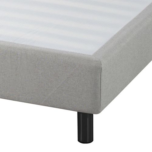 Sommier en kit 90x190 cm EBAC NEWKIT tissu lin vue d'ambiance 1