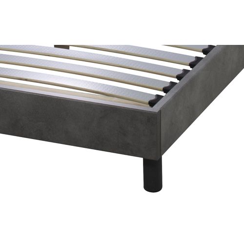 Sommier en kit 90x190 cm EBAC DECOKIT décor gris béton vue détaillée