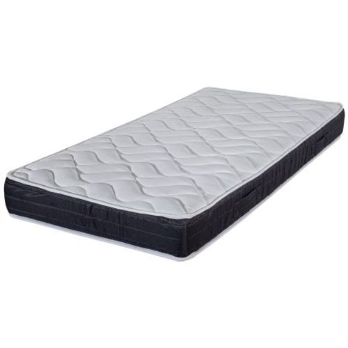 Matelas 90x190 Malta - Mousse - Hauteur 20 Cm - 3 Zones - Soutien Très Ferme