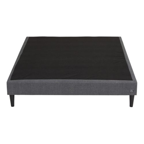 Sommier anthracite 140x190 cm EBAC PRIMO vue de face