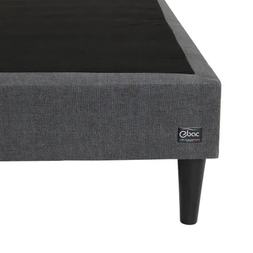 Sommier anthracite 140x190 cm EBAC PRIMO