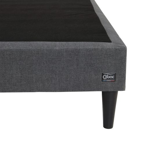 Sommier anthracite 2x80x200cm EBAC PRIMO vue détaillée