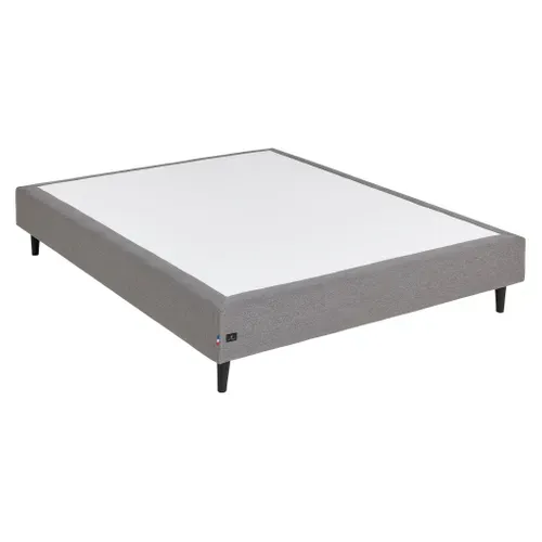 Sommier lattes 140x190 cm NUIT FAUBOURG MIRABEAU gris anthracite vue 3/4