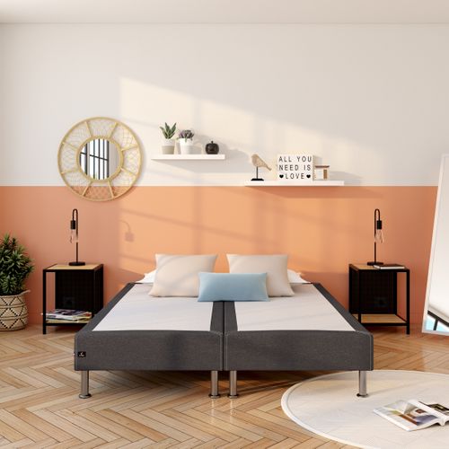 Sommier lattes 2x80x200 cm NUIT FAUBOURG MIRABEAU gris anthracite vue d'ambiance 1