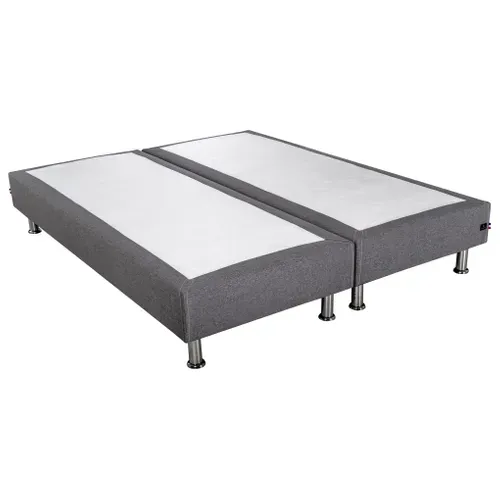 Sommier lattes 2x80x200 cm NUIT FAUBOURG MIRABEAU gris anthracite vue 3/4