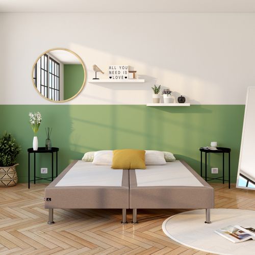 Sommier lattes 2x90x200 cm NUIT FAUBOURG MIRABEAU truffe vue d'ambiance 1