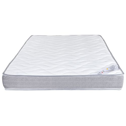 Matelas mousse 140x190 cm EBAC WAVE relaxation ép.19 cm vue de face