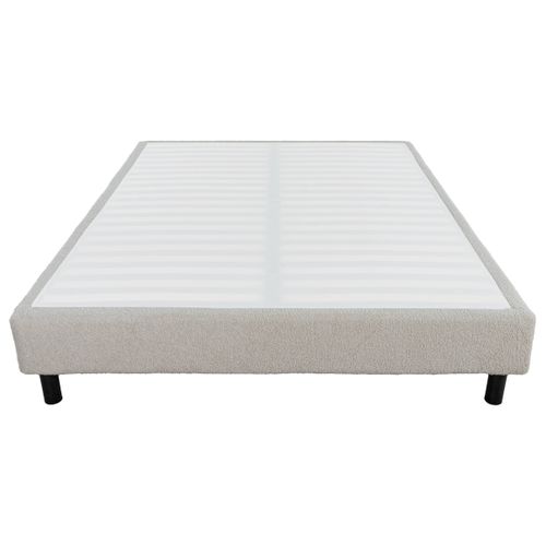 Sommier en kit 140x190 cm EBAC NEWKIT bouclette crème
