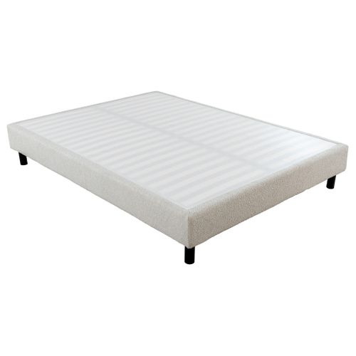 Sommier en kit 140x190 cm EBAC NEWKIT bouclette crème
