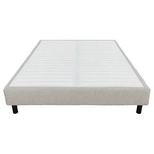Sommier en kit 160x200 cm EBAC NEWKIT bouclette crème