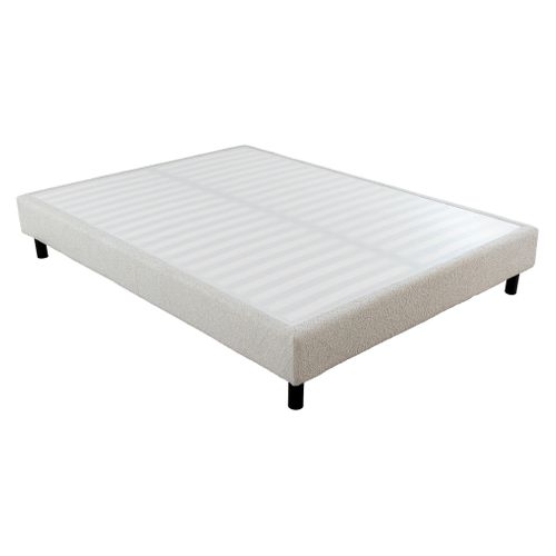 Sommier en kit 160x200 cm EBAC NEWKIT bouclette crème