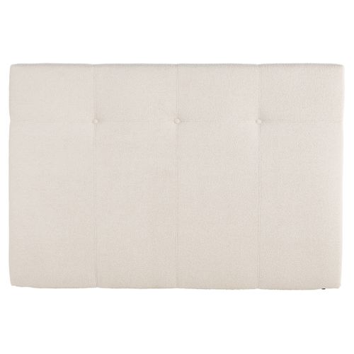 Tête de lit bouclette L.150 cm NUIT FAUBOURG LUTECE crème vue de face