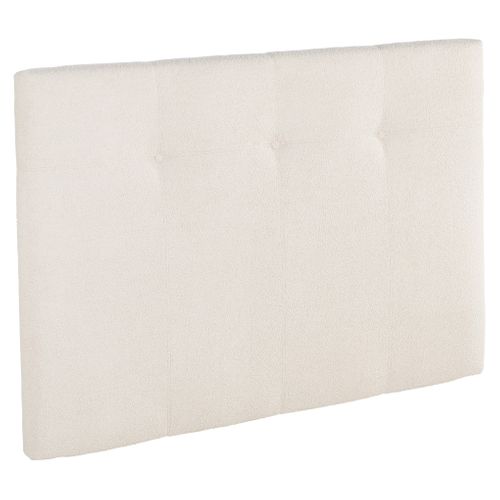 Tête de lit bouclette L.150 cm NUIT FAUBOURG LUTECE crème vue 3/4