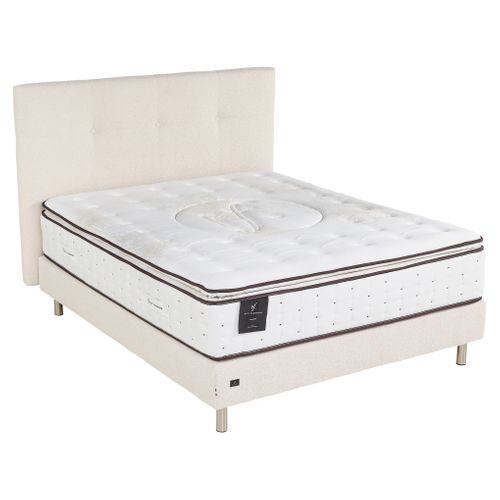 Tête de lit bouclette L.150 cm NUIT FAUBOURG LUTECE crème