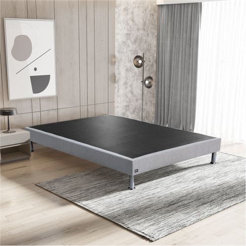 Sommier gris cobalt 160x200 cm EBAC PRIMO