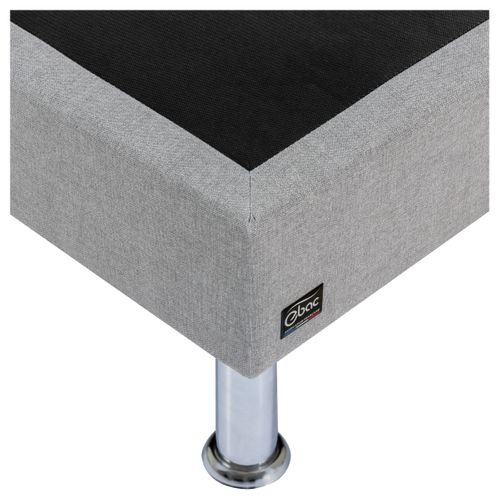 Sommier gris cobalt 2x80x200cm EBAC PRIMO vue détaillée