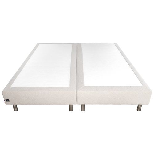 Sommier lattes 2x90x200 cm EBAC MIRABEAU bouclette crème