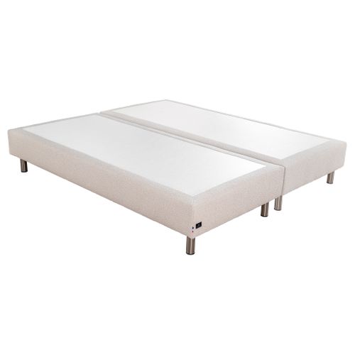Sommier lattes 2x90x200 cm EBAC MIRABEAU bouclette crème