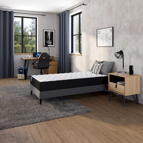 Matelas ressort 90x200 cm DREAMEA MIRA ép.20 cm