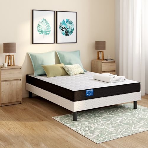 Matelas ressort 120x190 cm DREAMEA MIRA ép.20 cm vue d'ambiance 1