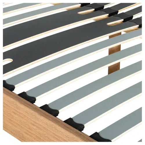 Sommier en kit140x190 cm EBAC DECOKIT décor chêne moyen