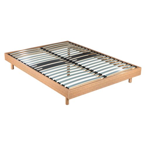 Sommier en kit 160x200 cm EBAC DECOKIT décor chêne moyen