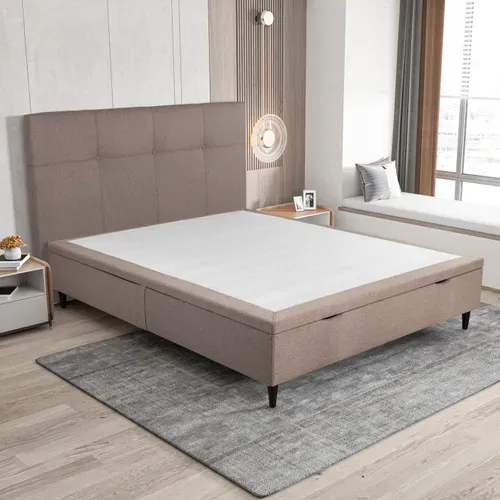 Lit coffre électrique 160x200 NUIT FAUBOURG TRIOMPHE 2 truffe vue d'ambiance 1