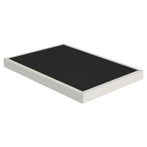 Sommier Tapissier Sr15 Beige 140x190 Lattes Bois Massif - H.15 Cm - Made In France