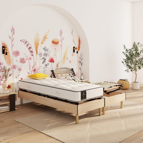 Matelas mousse 80x200 cm NUIT FAUBOURG TROCADERO ép.24 cm