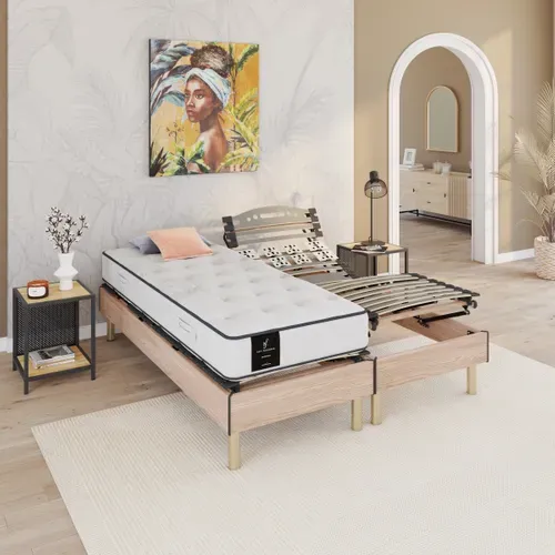 Matelas latex 80x200 cm NUIT FAUBOURG HAUSSMAN ép.24 cm