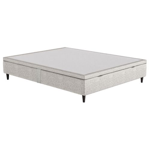 Lit coffre électrique 140x190 NUIT FAUBOURG TRIOMPHE 2 gris chiné