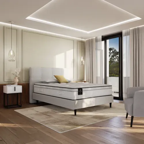 Matelas ressorts 140x190 cm NUIT FAUBOURG CONCORDE 2 ép.32 cm