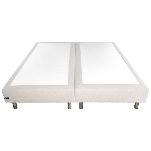 Sommier lattes 2x100x200 cm NUIT FAUBOURG MIRABEAU bouclette crème
