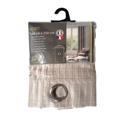Rideau 140x250 cm SCOTT Beige