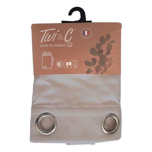 Rideau isolant 140x240 cm FINLAND Gris