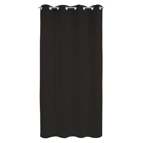 Rideau isolant 140x240 cm FINLAND Noir vue de face