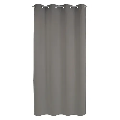 Rideau occultant 140x240 cm ATLANTIC Gris vue de face