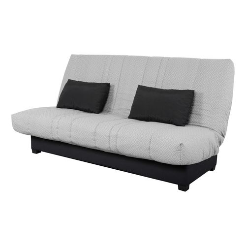 Housse clic-clac 130 cm  Tissu Géométrik gris