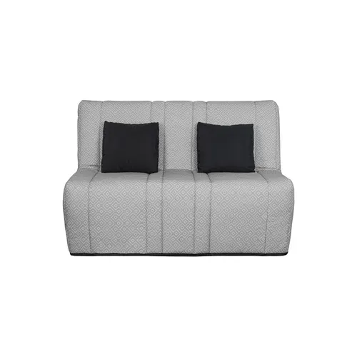 Housse BZ138 Slyde  Tissu Géométrik gris vue de face
