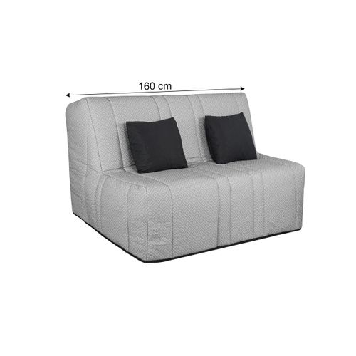 Housse BZ138 Slyde Tissu Géométrik gris