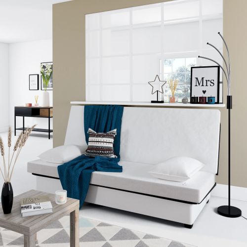 Banquette-lit clic-clac SIMMONS ELIXIR RESSORTS 130 cm sans housse