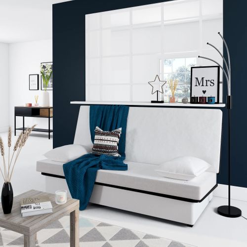 Banquette-lit clic-clac SIMMONS ELIXIR RESSORTS 140 cm sans housse