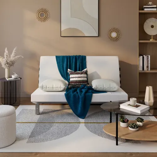 Banquette-lit BZ SIMMONS ELIXIR RESSORTS 140 cm sans housse